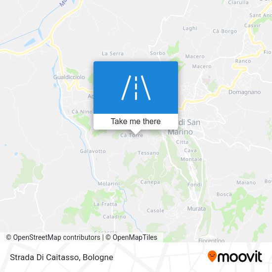 Strada Di Caitasso map