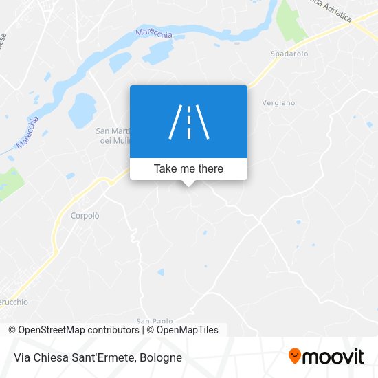 Via Chiesa Sant'Ermete map