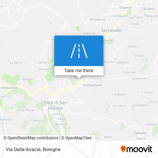 Via Delle Acacie map