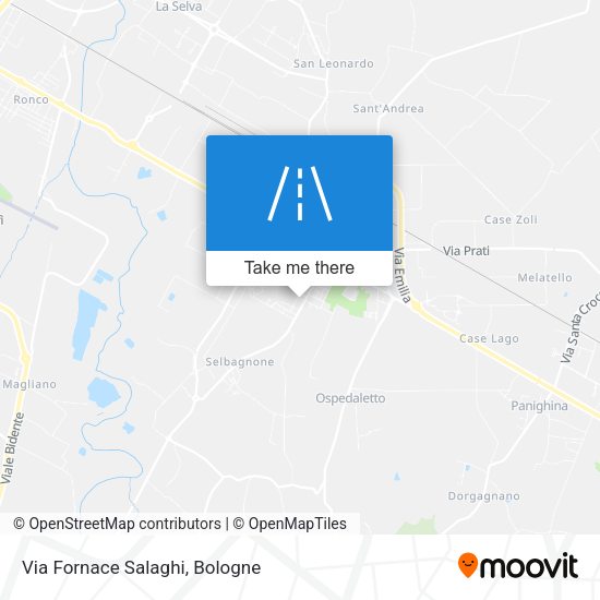 Via Fornace Salaghi map