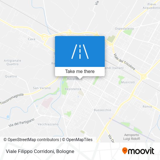Viale Filippo Corridoni map