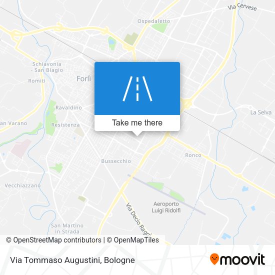 Via Tommaso Augustini map