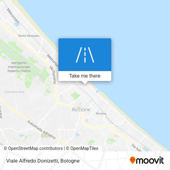 Viale Alfredo Donizetti map