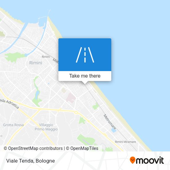 Viale Tenda map
