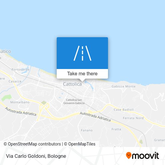 Via Carlo Goldoni map