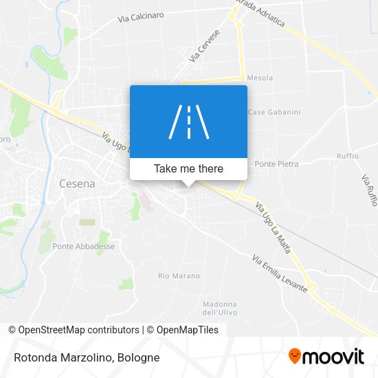 Rotonda Marzolino map