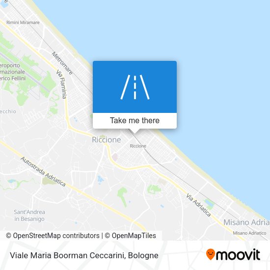 Viale Maria Boorman Ceccarini map