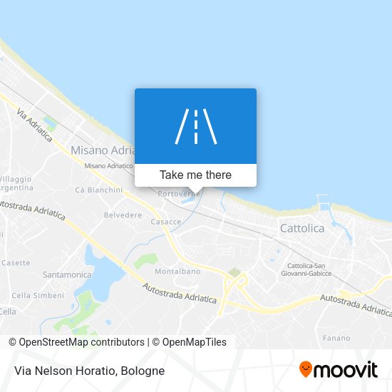 Via Nelson Horatio map