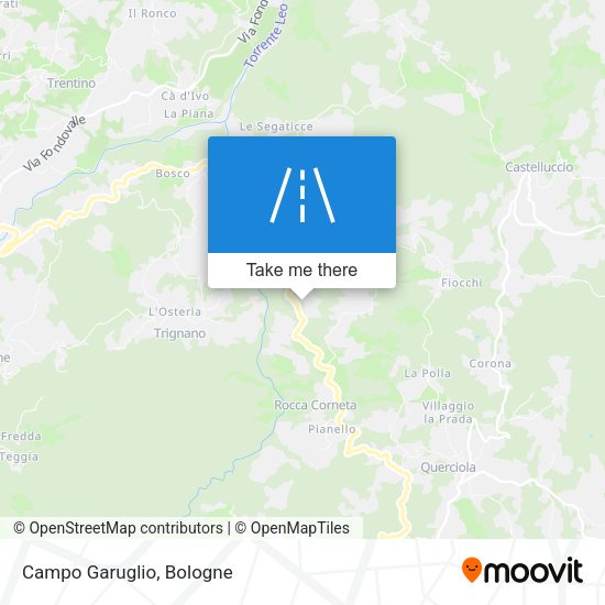 Campo Garuglio map