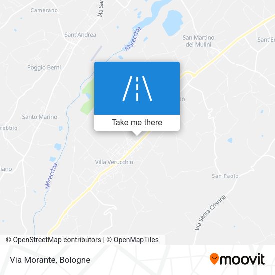 Via Morante map