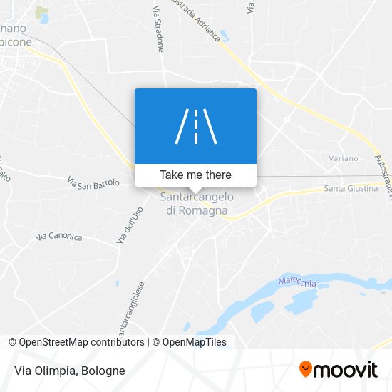 Via Olimpia map