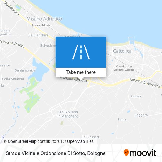 Strada Vicinale Ordoncione Di Sotto map