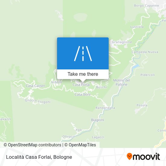 Località Casa Forlai map