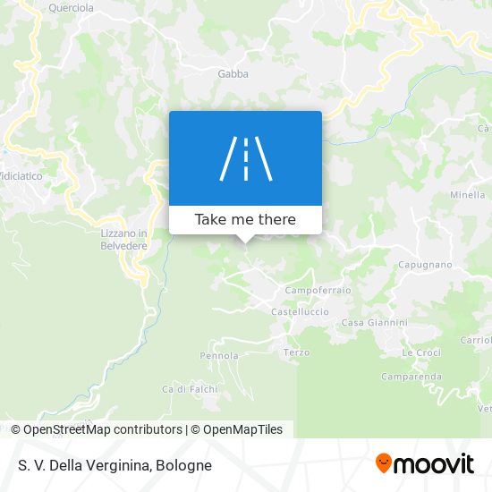 S. V. Della Verginina map