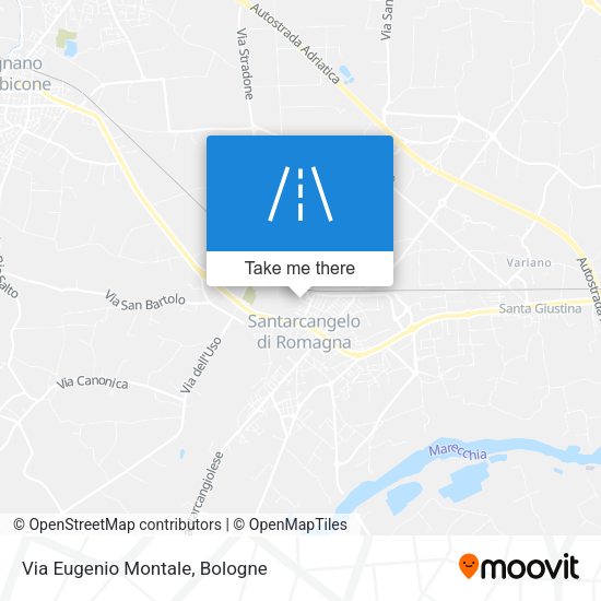 Via Eugenio Montale map