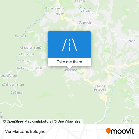 Via Marconi map