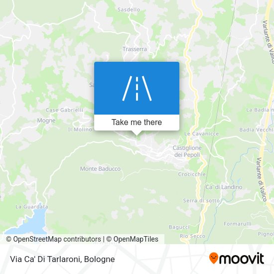 Via Ca' Di Tarlaroni map