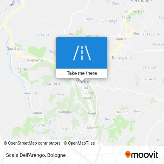 Scala Dell'Arengo map
