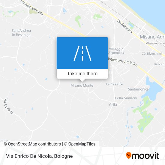Via Enrico De Nicola map