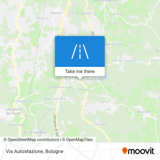 Via Autostazione map