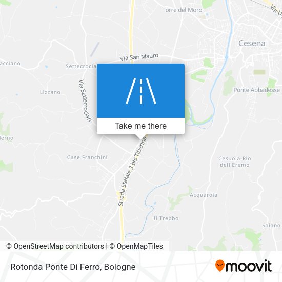 Rotonda Ponte Di Ferro map