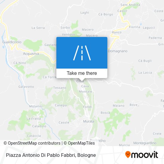 Piazza Antonio Di Pablo Fabbri map