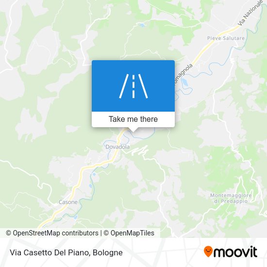 Via Casetto Del Piano map