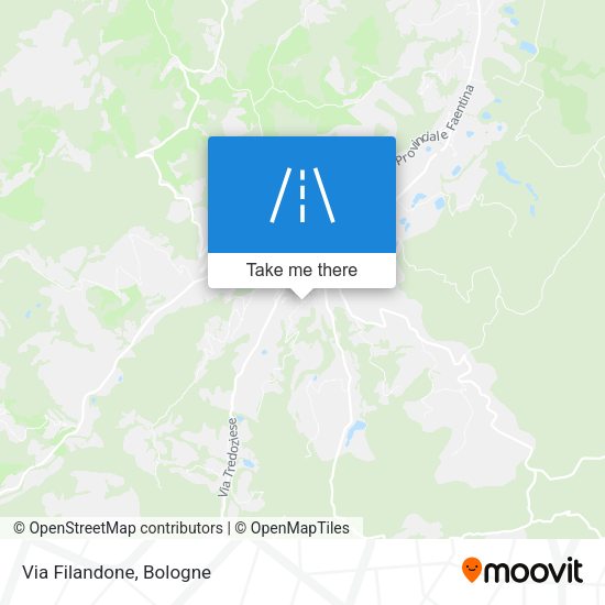 Via Filandone map