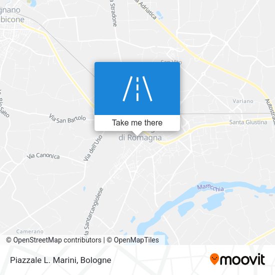 Piazzale L. Marini map