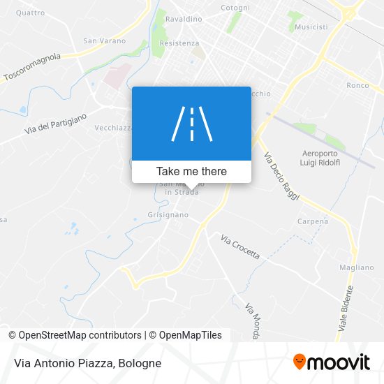 Via Antonio Piazza map