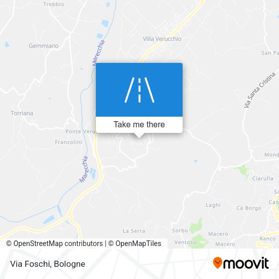 Via Foschi map