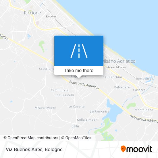 Via Buenos Aires map