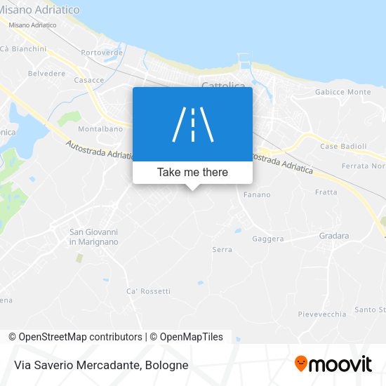 Via Saverio Mercadante map
