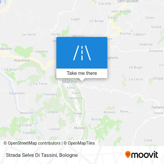 Strada Selve Di Tassini map