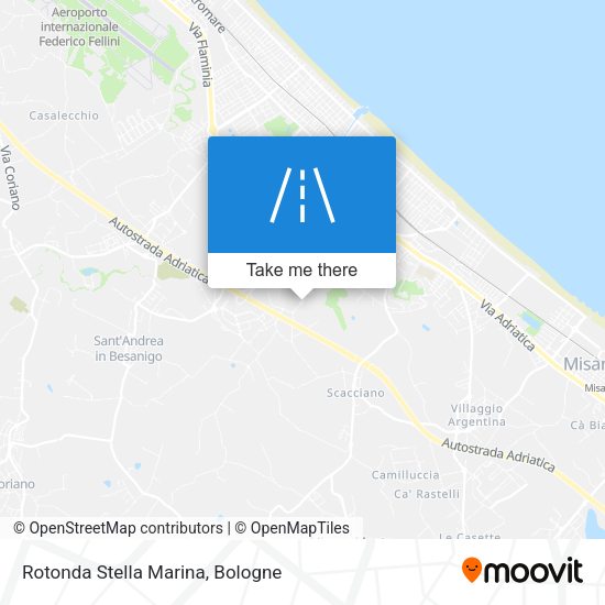 Rotonda Stella Marina map
