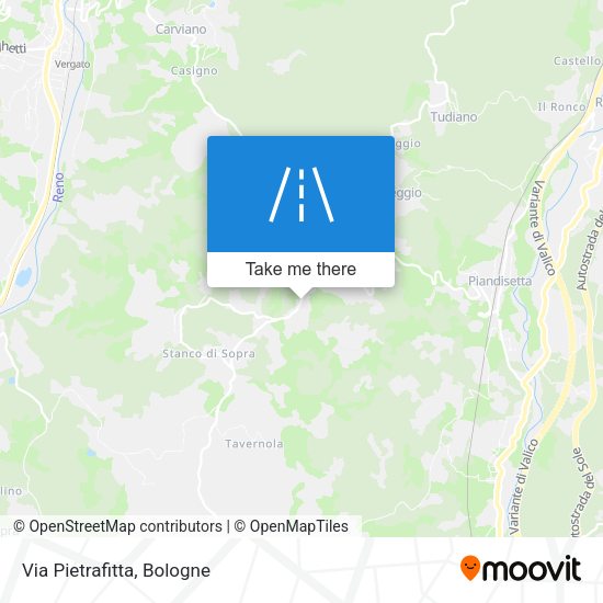 Via Pietrafitta map