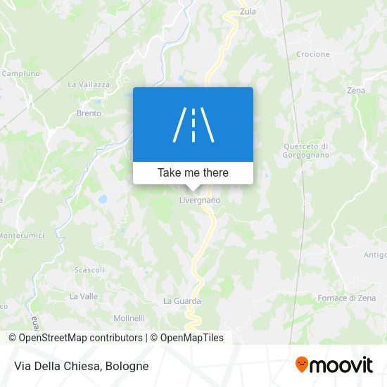 Via Della Chiesa map