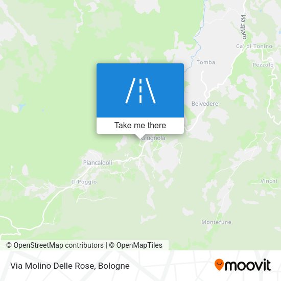 Via Molino Delle Rose map