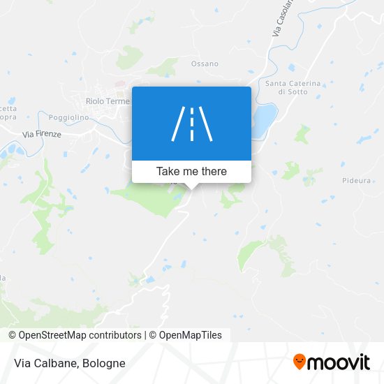 Via Calbane map