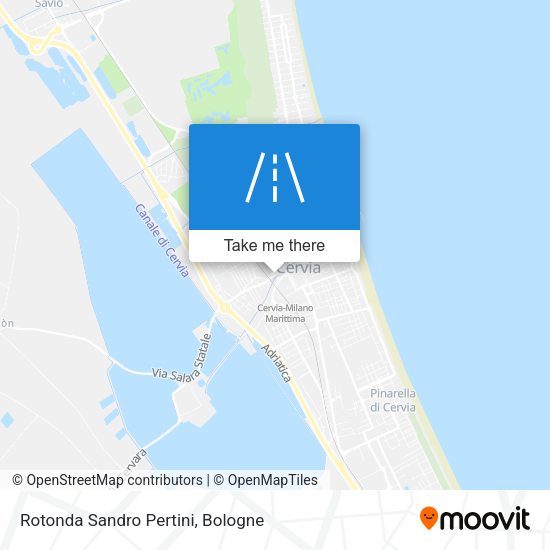 Rotonda Sandro Pertini map