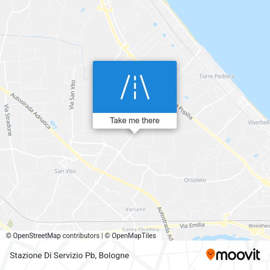Stazione Di Servizio Pb map