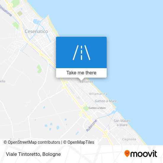 Viale Tintoretto map