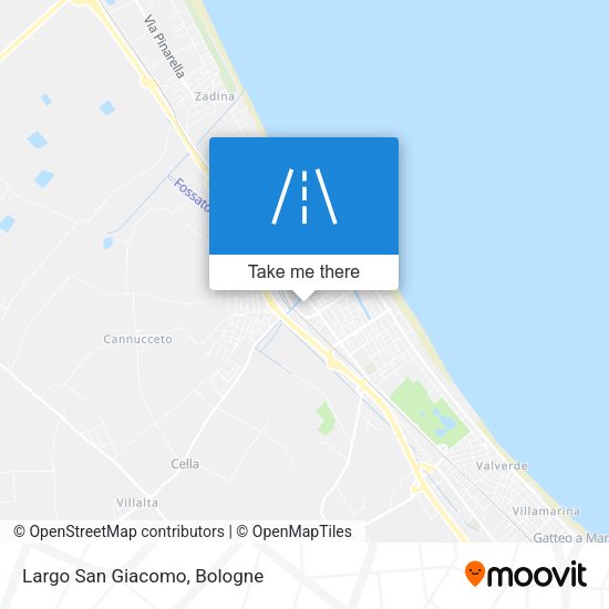 Largo San Giacomo map