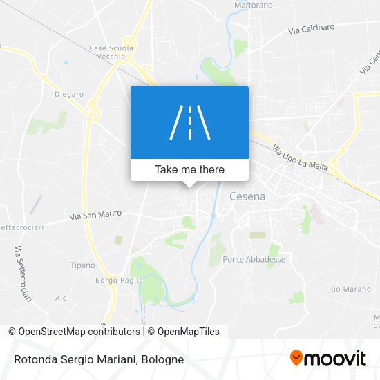 Rotonda Sergio Mariani map