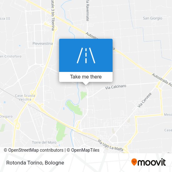 Rotonda Torino map