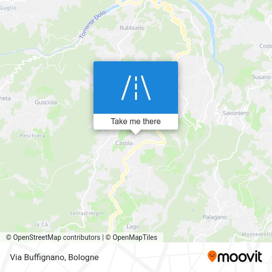 Via Buffignano map