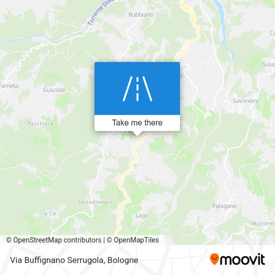 Via Buffignano Serrugola map