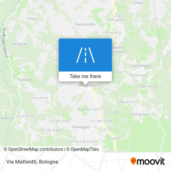 Via Matteotti map