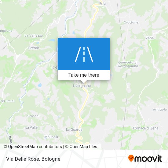 Via Delle Rose map