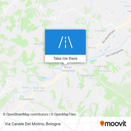 Via Canale Del Molino map